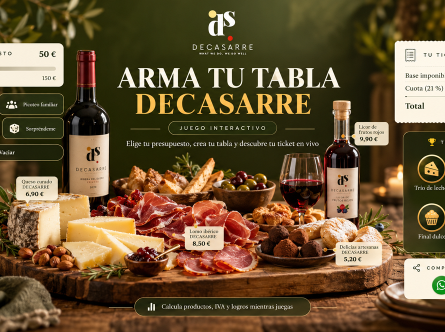 Arma tu tabla Decasarre