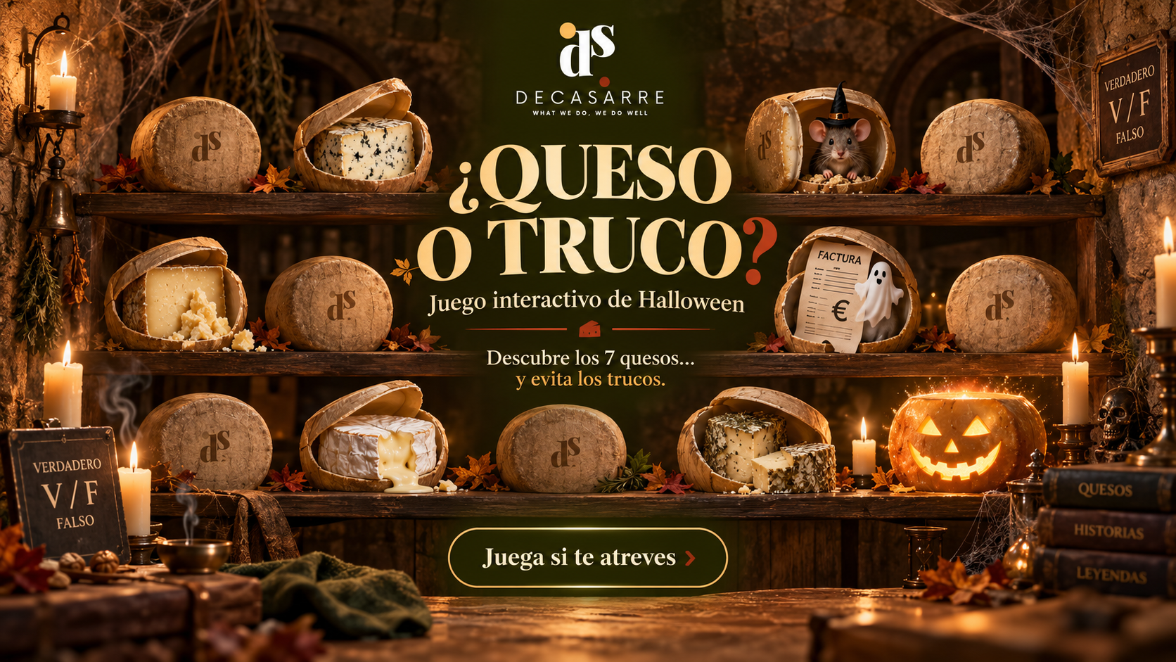 ¿Queso o truco?